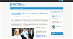 Desktop Screenshot of en.languageforexchange.com