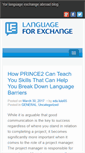 Mobile Screenshot of en.languageforexchange.com